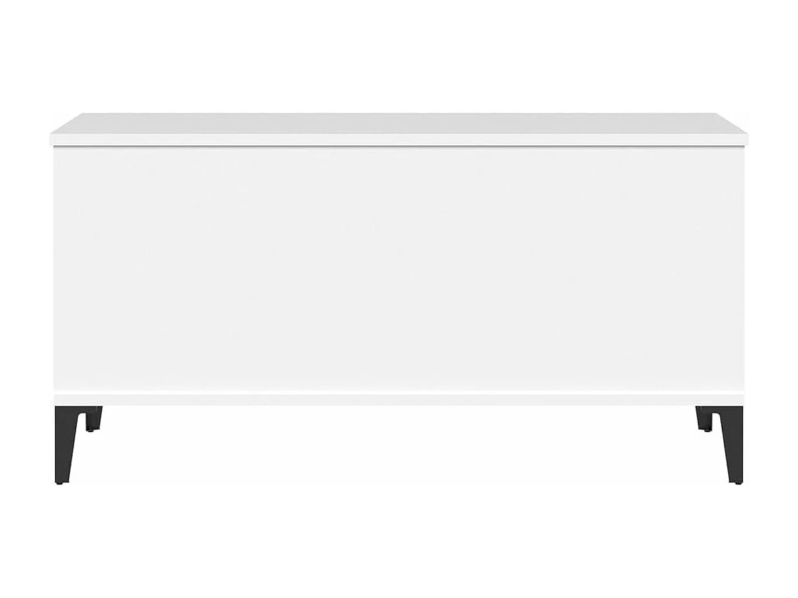 Table basse Blanc 90x44,5x45 Bois d'ingénierie