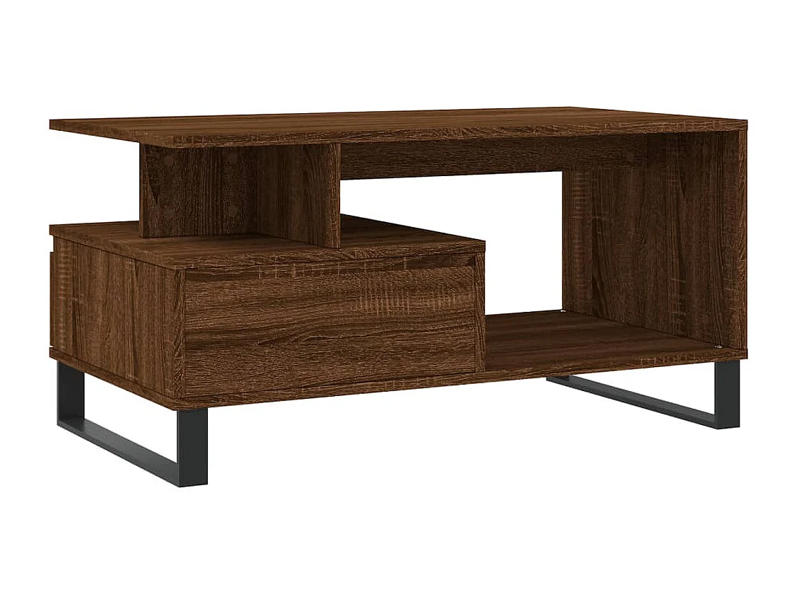 Table basse Chêne marron 90x49x45 Bois d'ingénierie