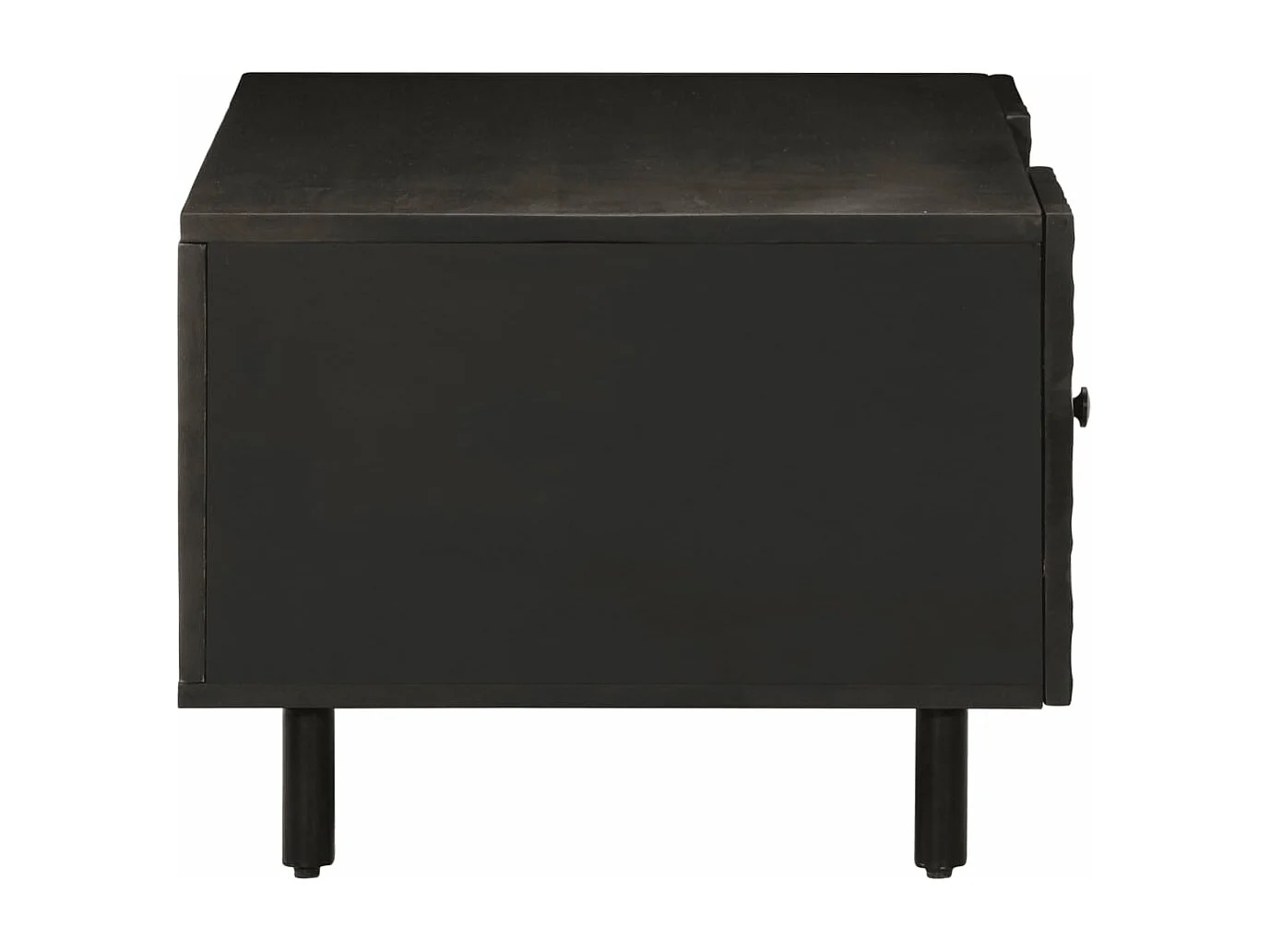 Table basse noir 100x54x40 bois massif de manguier