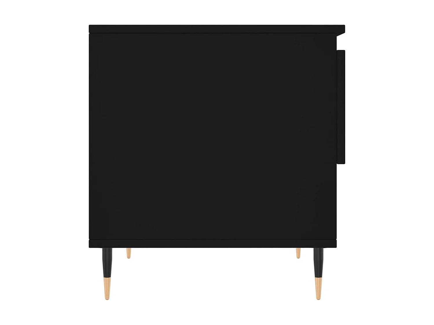 Tables basses 2 pcs noir 50x46x50 bois d'ingénierie