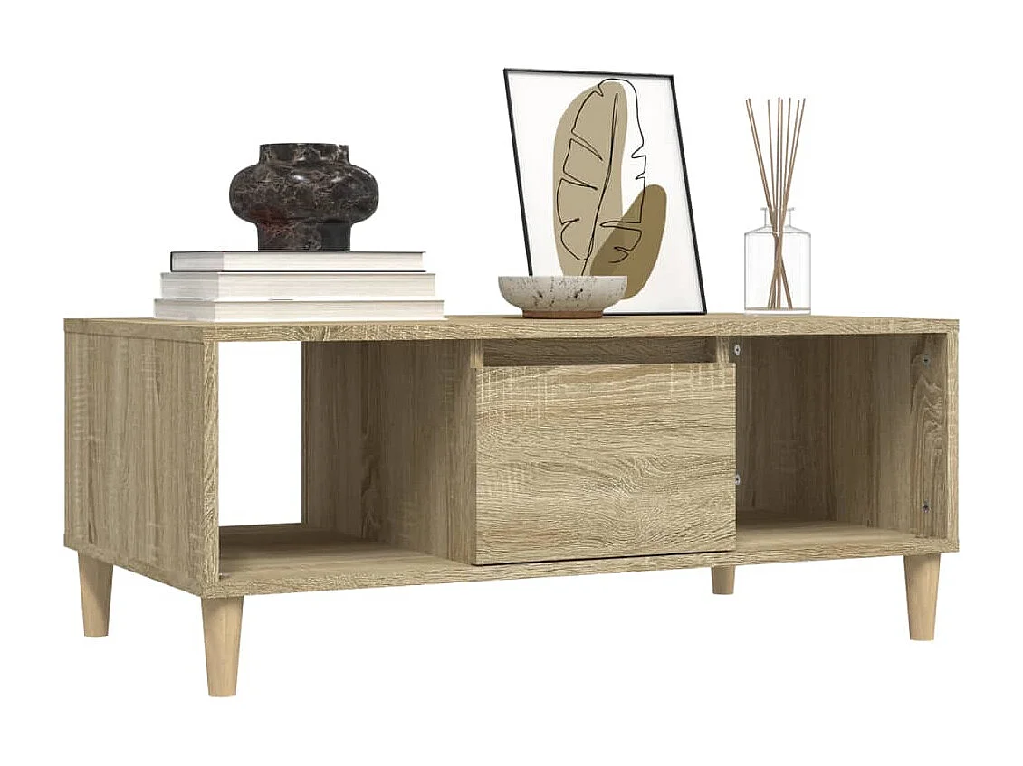 Table basse Chêne sonoma 90x50x36,5 Bois d'ingénierie