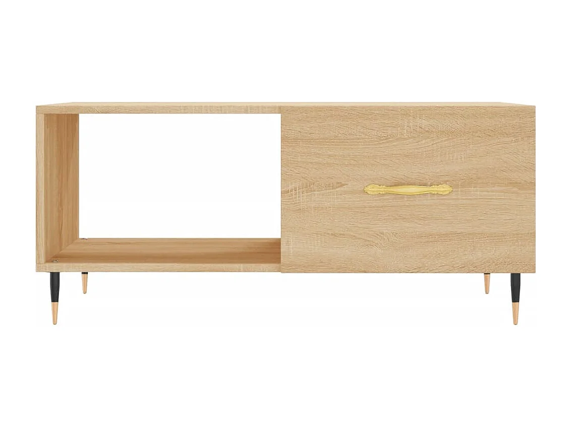 Table basse chêne sonoma 90x50x40 bois d'ingénierie