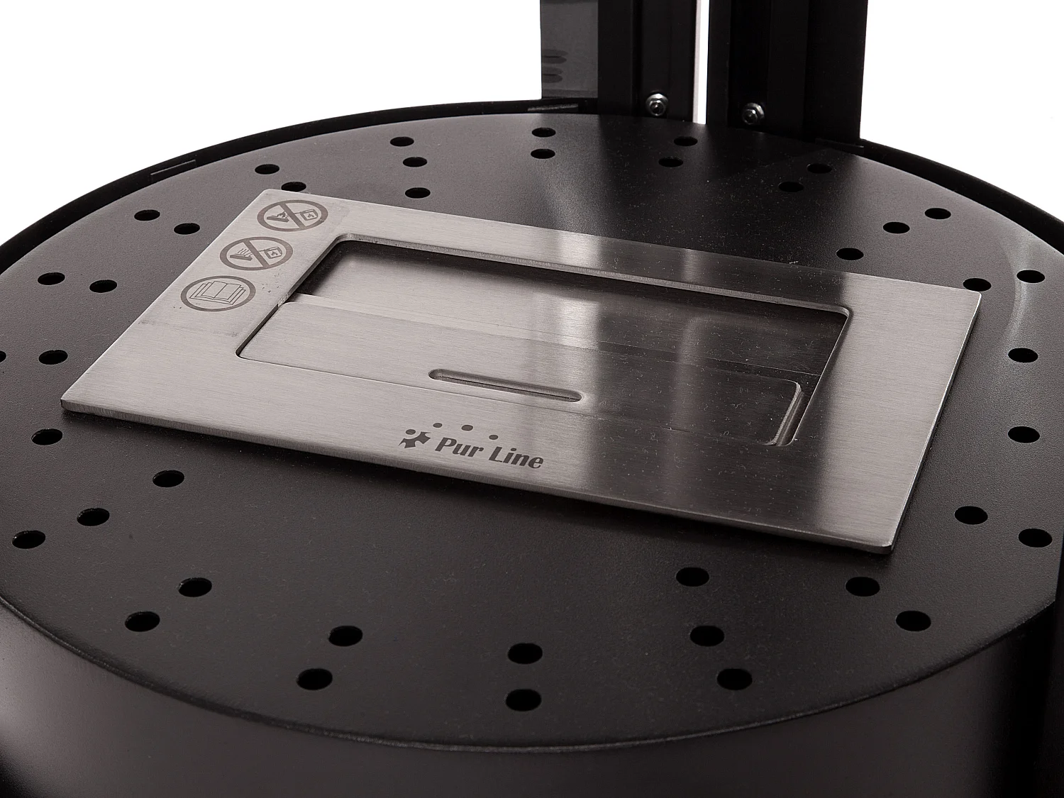 Poêle à éthanol 3kW en acier noir