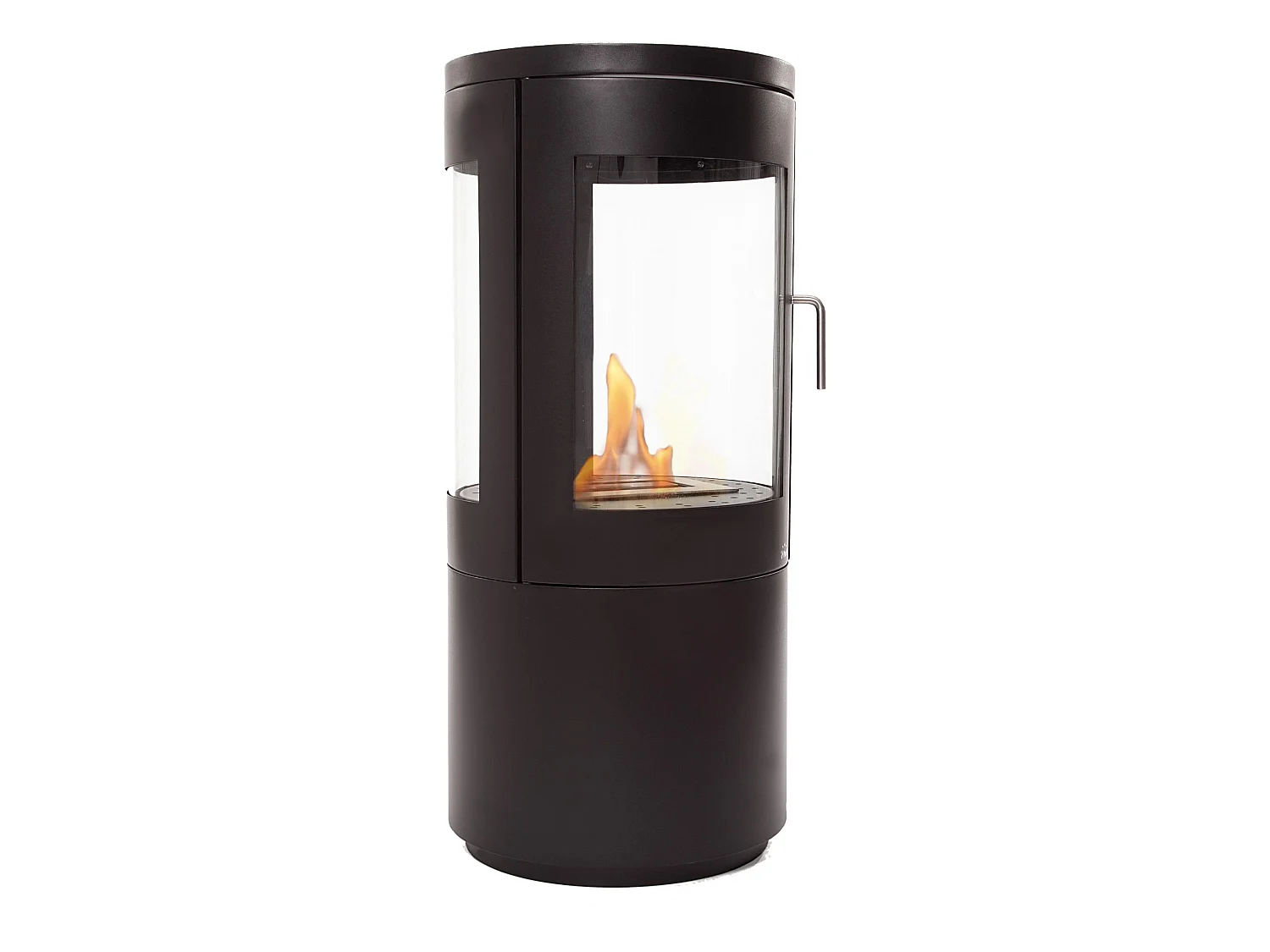 Poêle à éthanol 3kW en acier noir