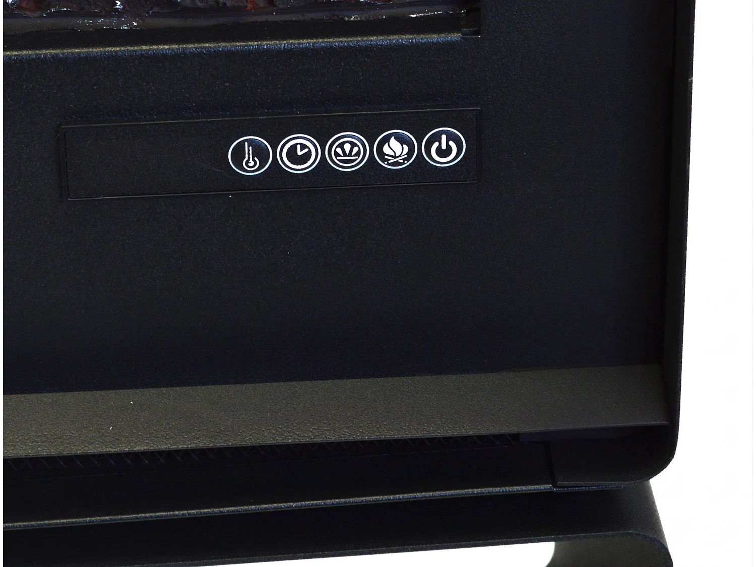 Cheminée électrique au sol avec étagère 2000 W