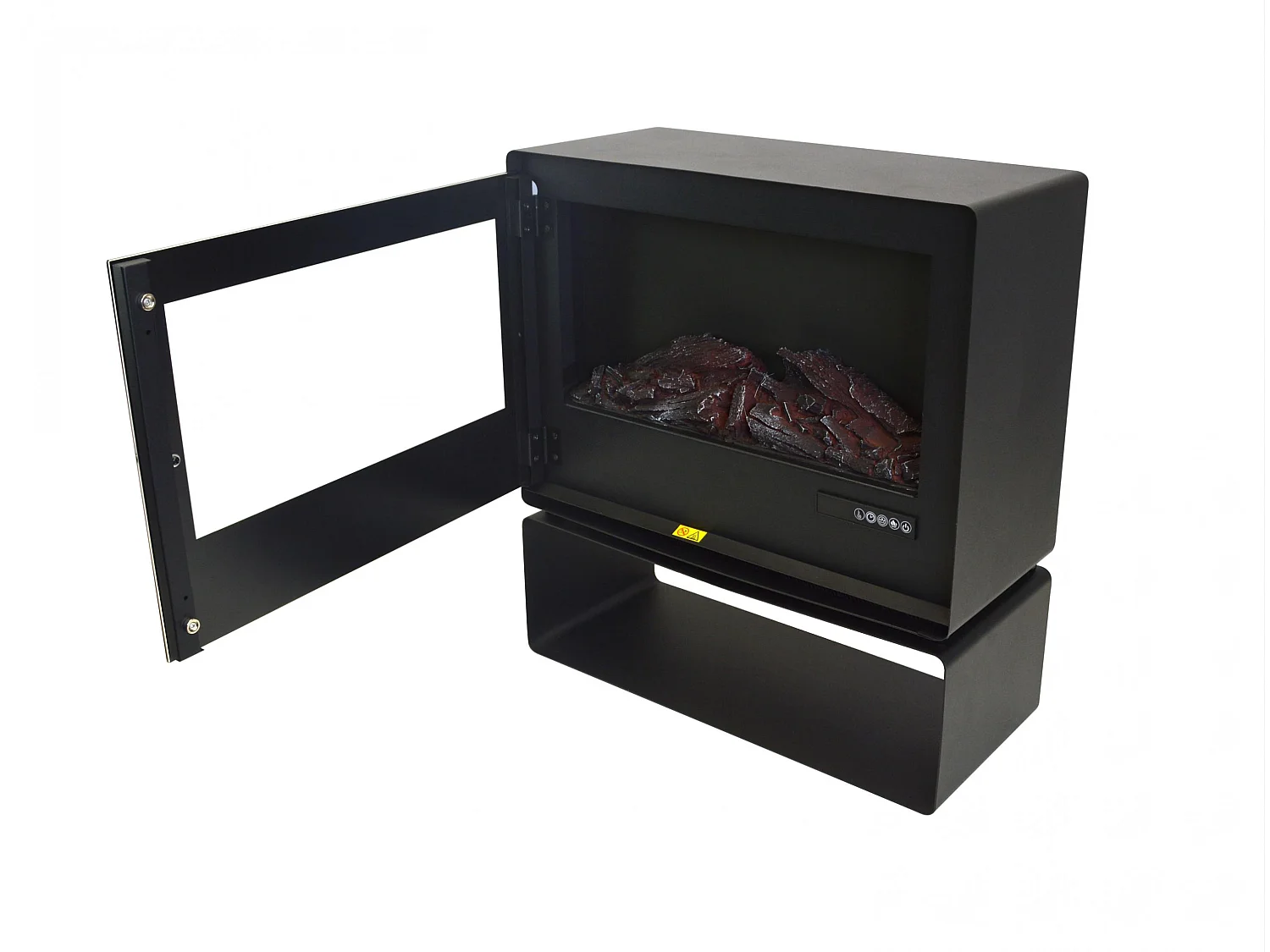 Cheminée électrique au sol avec étagère 2000 W