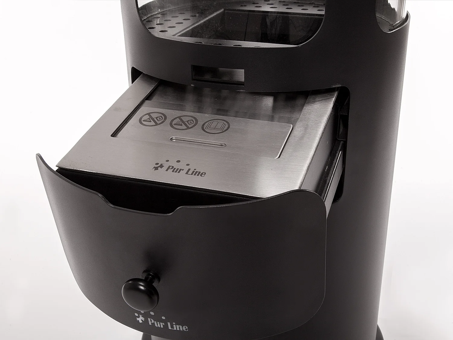 Poêle à éthanol 3kW en acier noir