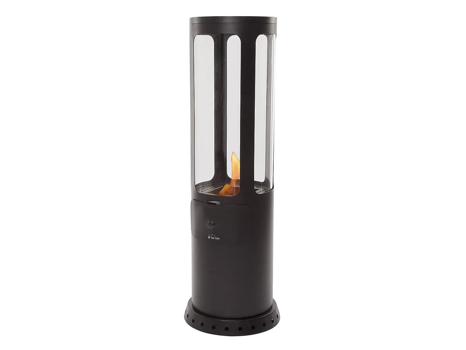 Poêle à éthanol 3kW en acier noir