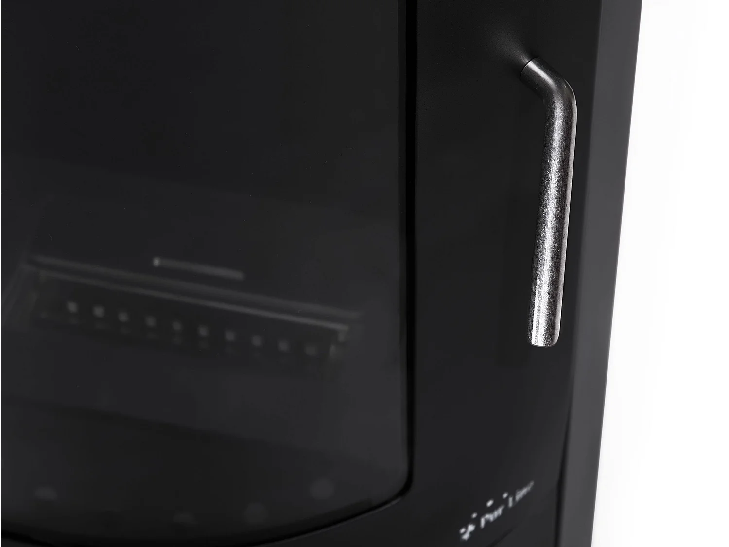 Poêle à éthanol 3kW en acier avec façade en verre trempé