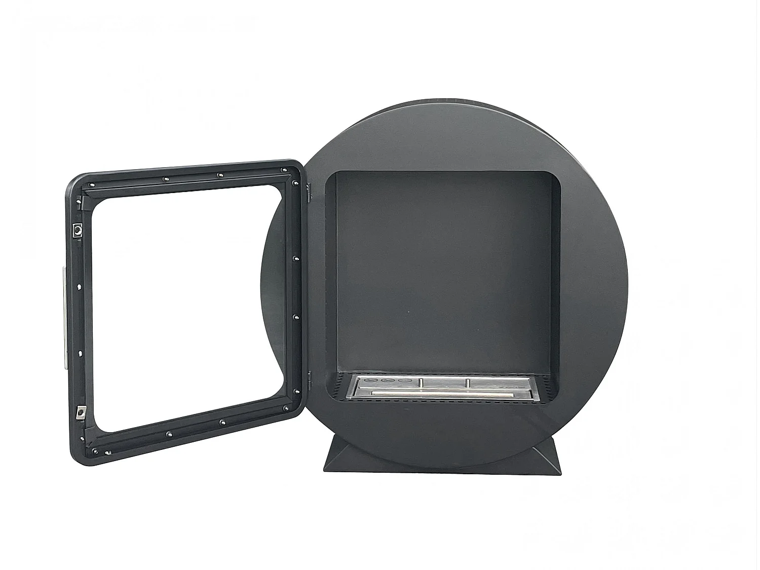 Poêle à l'éthanol design circulaire