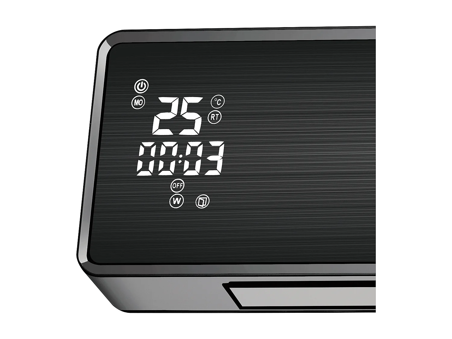 Aquecedor de parede split 2000 W com Wi-Fi e temporizador