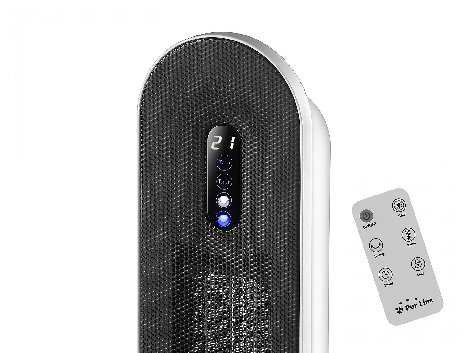 Riscaldatore a torre in ceramica digitale 2000W