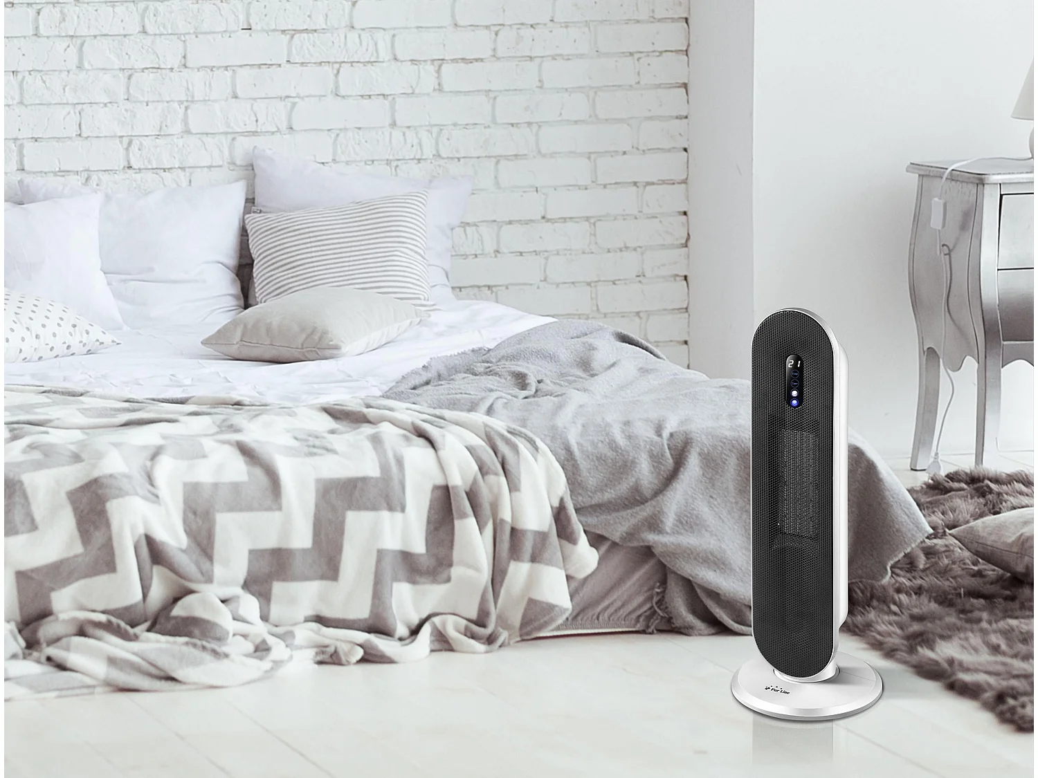 Chauffage de tour numérique en céramique 2000W