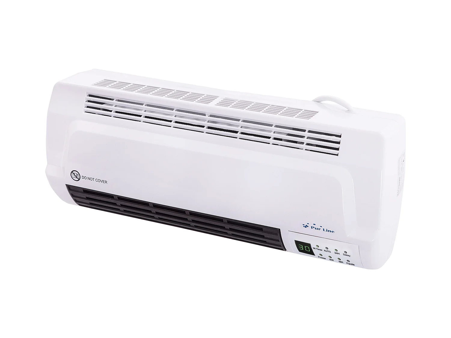 Chauffage split mural 2000 W avec télécommande et minuterie