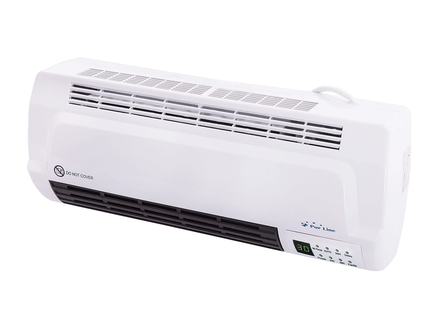 Chauffage split mural 2000 W avec télécommande et minuterie