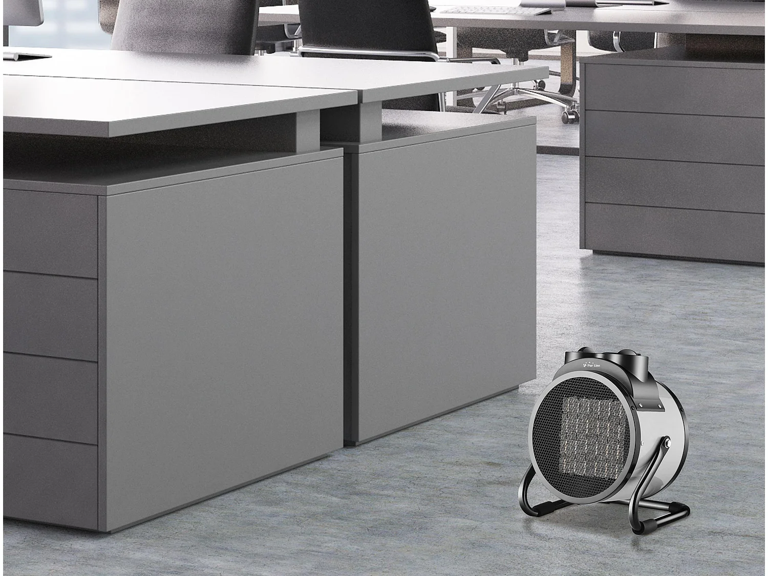 Chauffage industriel de grand puissance