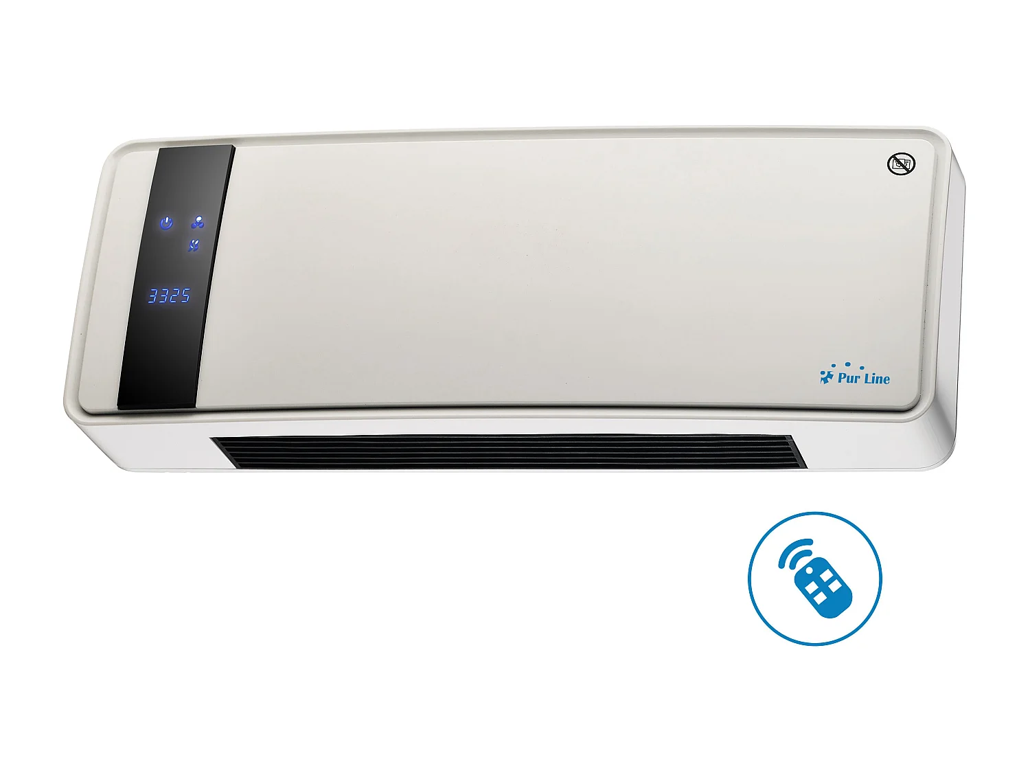 Chauffage soufflant  2000 W 3 modes de fonctionnement avec télécommande et minuterie