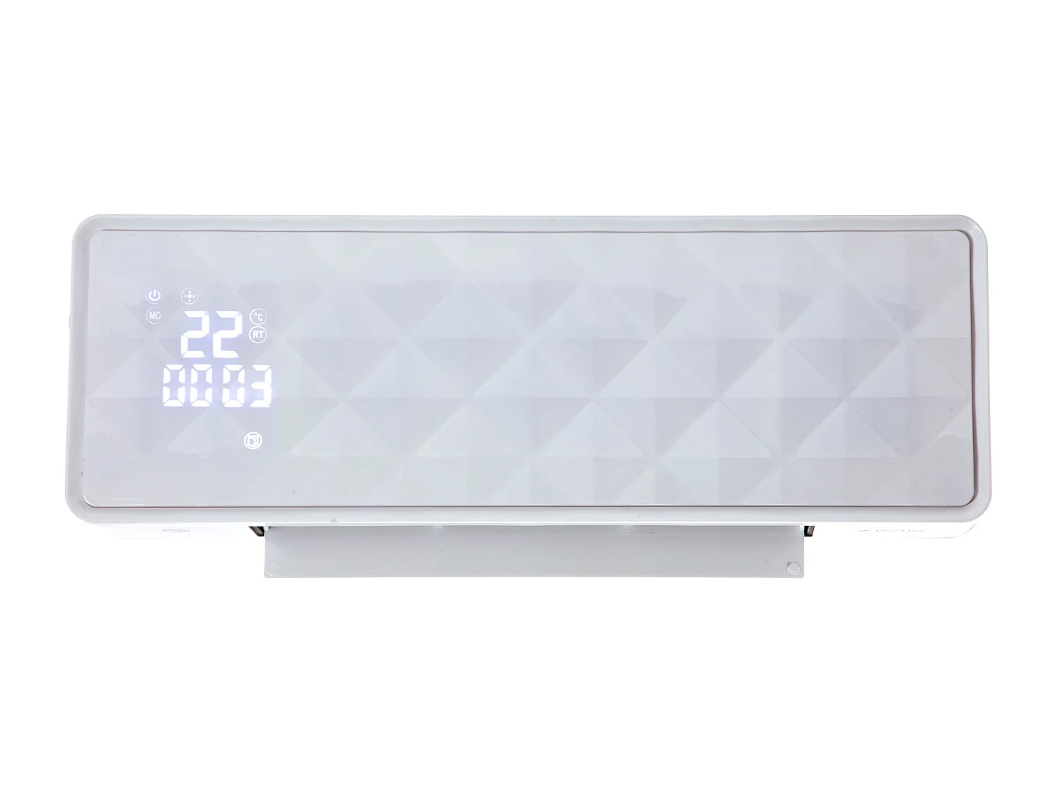 Aquecedor de parede cerâmico 2000 W com visor digital