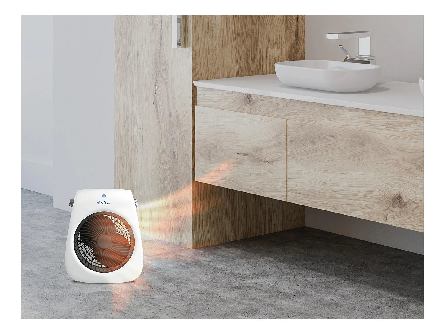 Chauffage de sol vertical 2000W