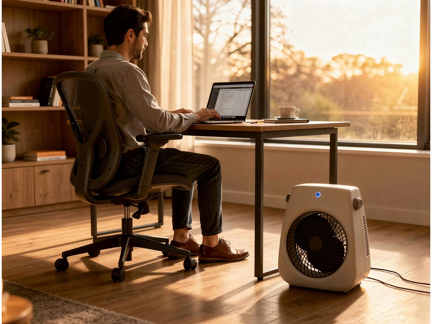 Chauffage de sol vertical 2000W