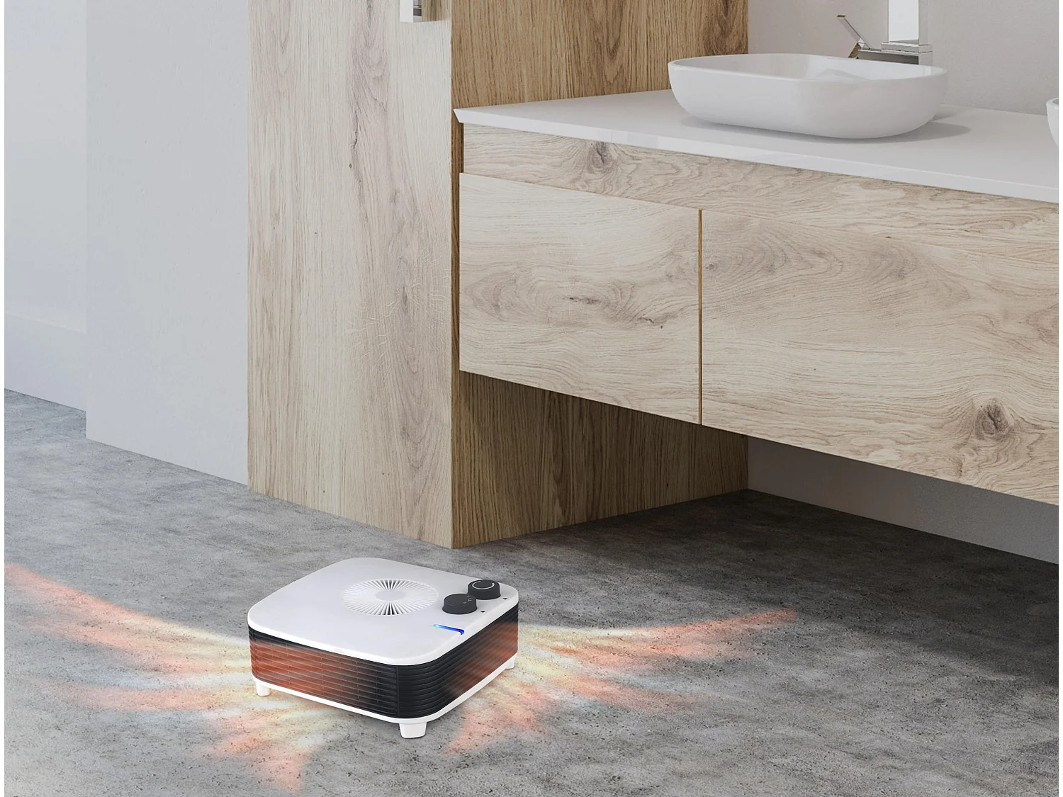 Chauffage au sol à 2 niveaux de puissance