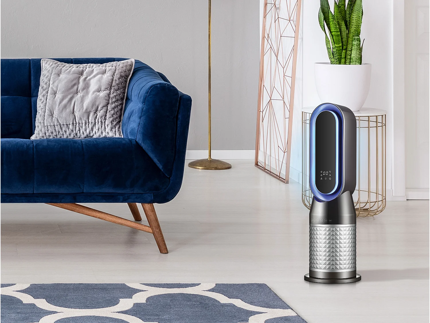 Chauffage digital 2kW avec LEDs