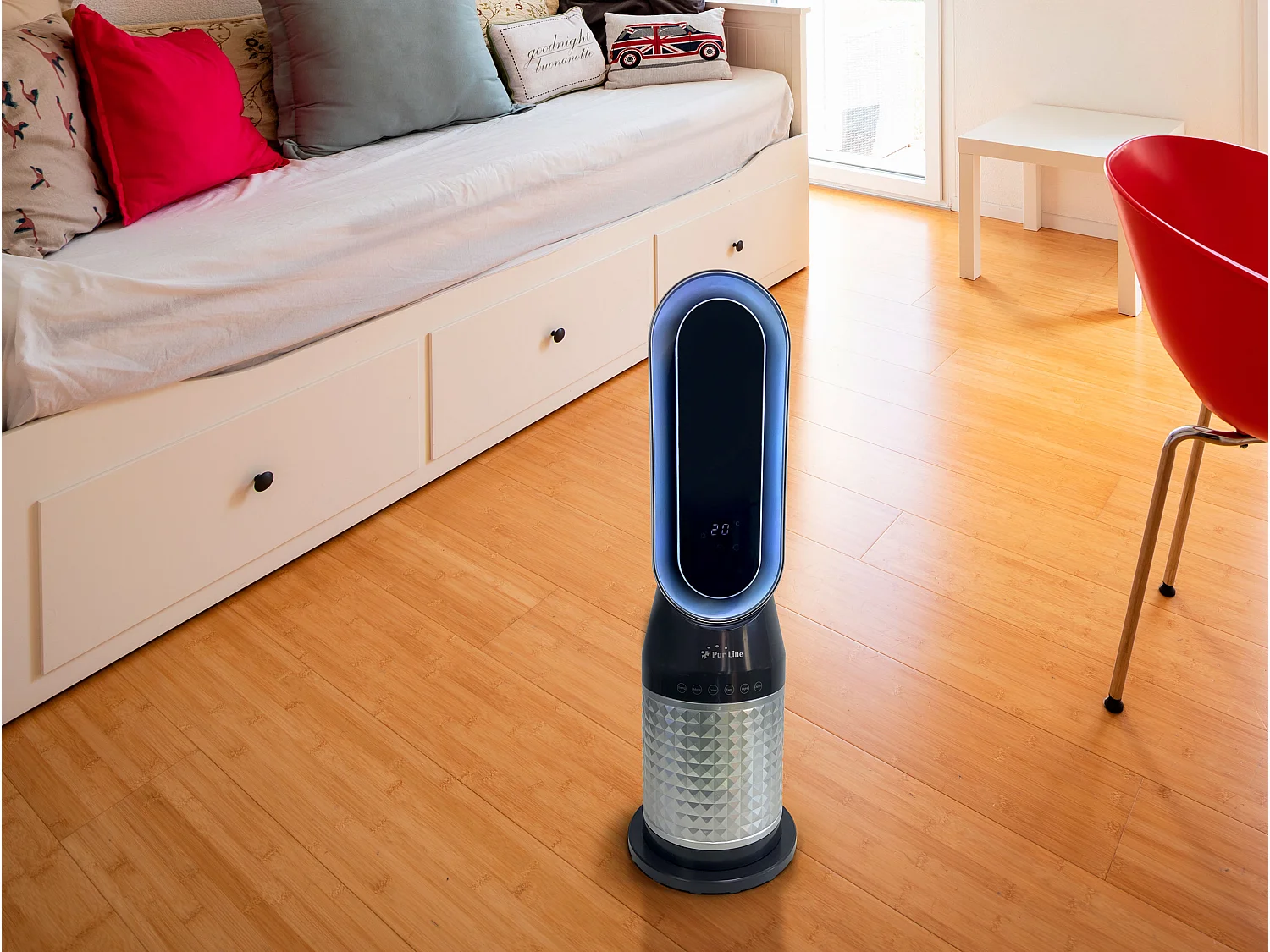 Chauffage digital 2kW avec LEDs