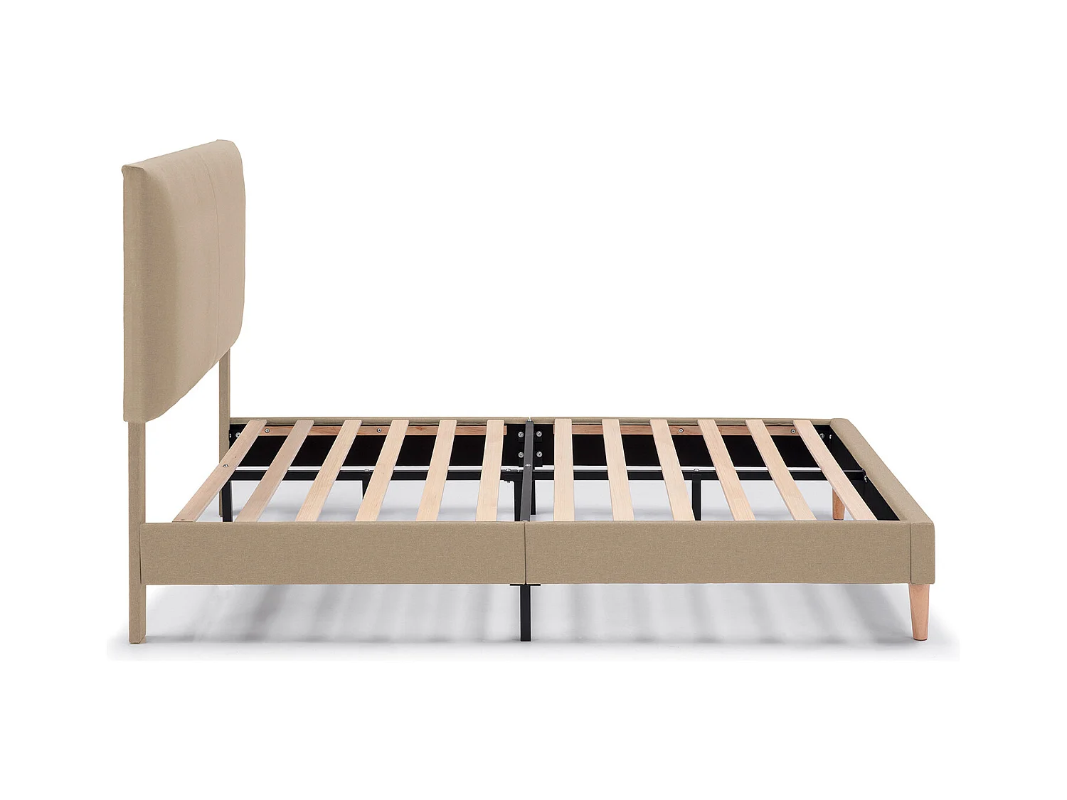 Polsterbett Lauren 30 cm, 150 x 190 cm, Beige