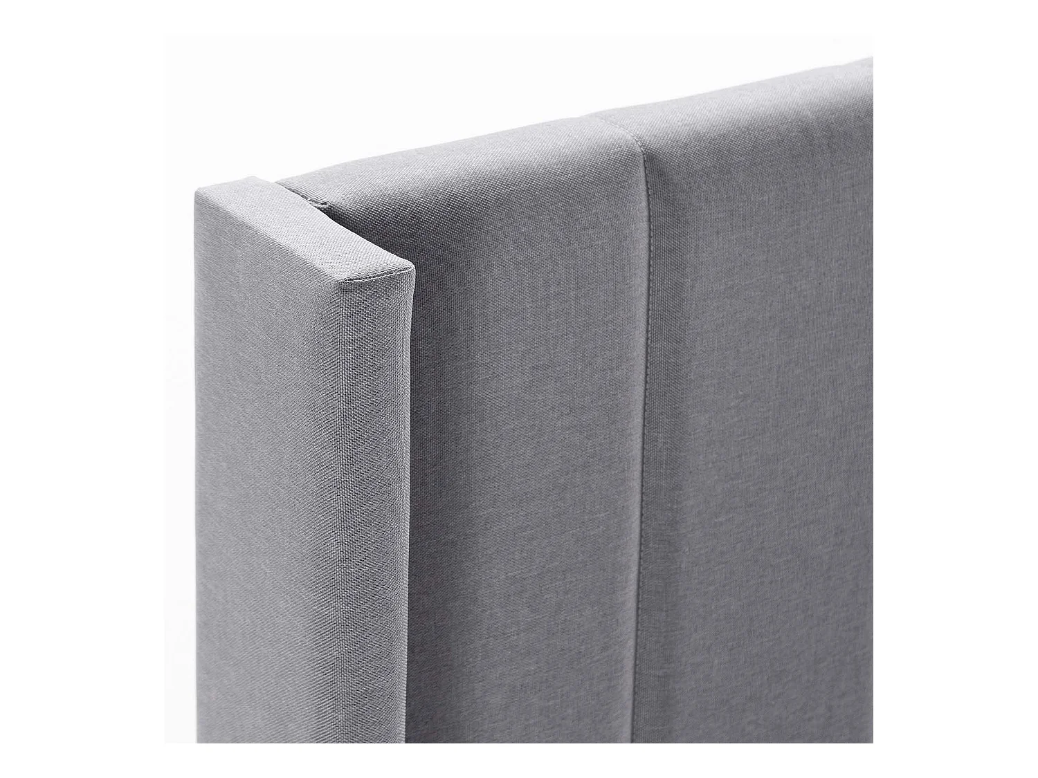 Gestoffeerd bedframe Noelia van 30 cm, 150x190 cm, Donkergrijs