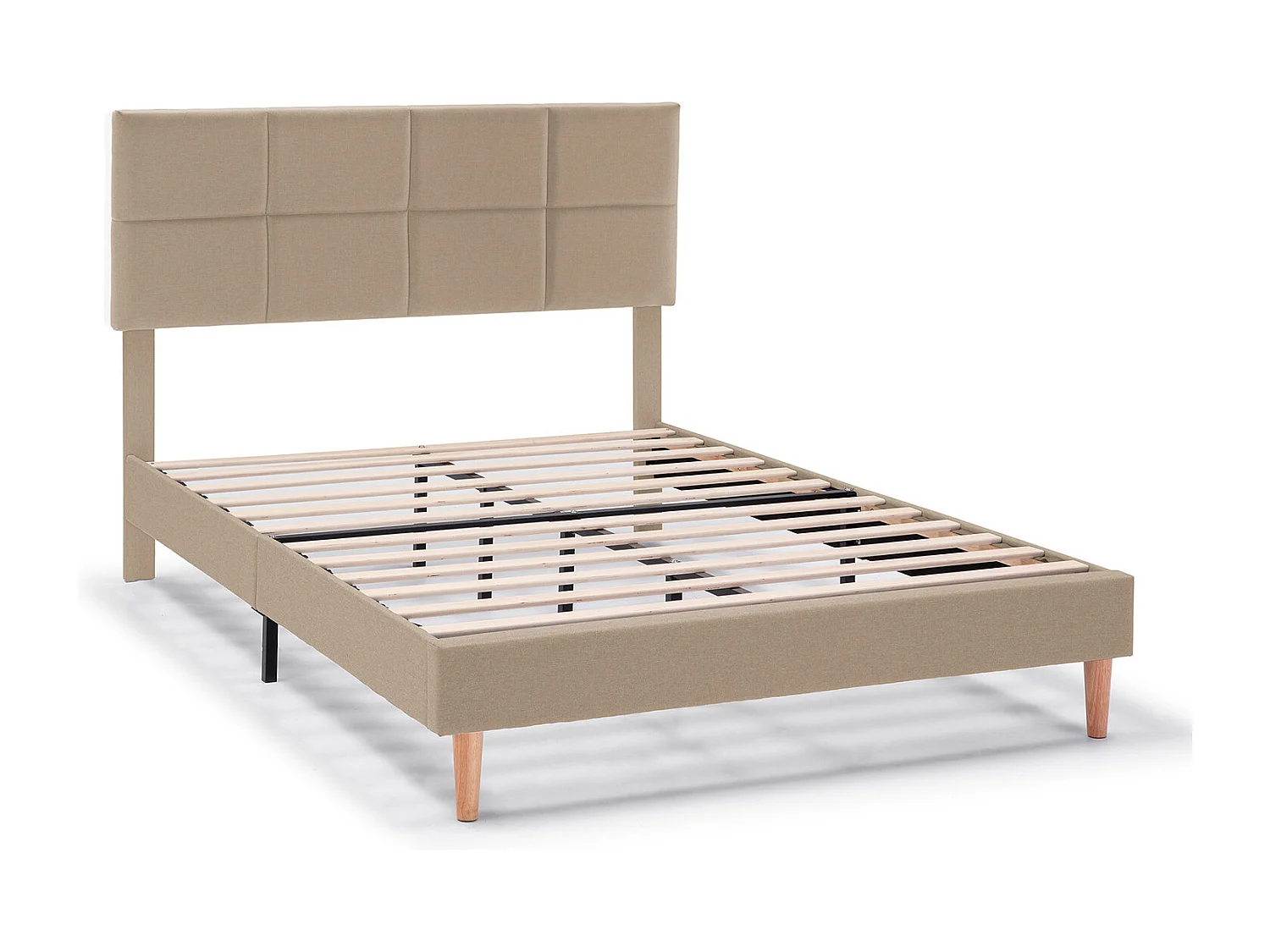 Polsterbett Silvi 30 cm, 150 x 190 cm, Beige