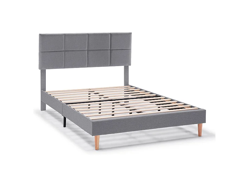 Polsterbett Silvi 30 cm, 90 x 190 cm, Dunkelgrau