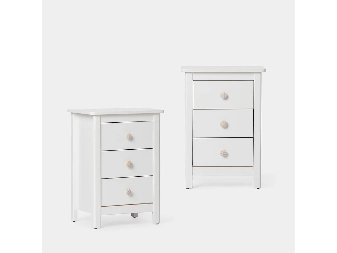 Commode en laqué blanc 110x80 cm-Eloise