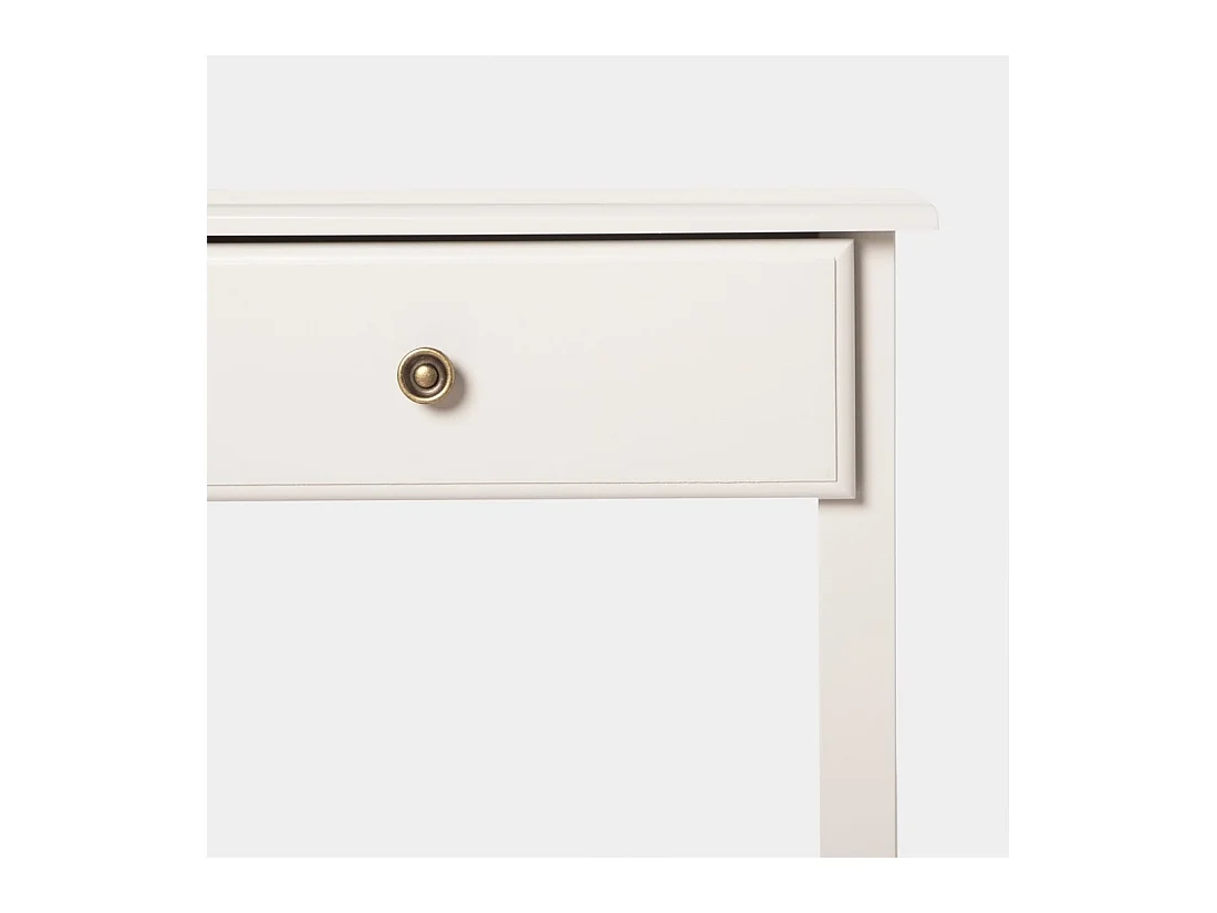 Mesita de noche 1 cajón de Lacado Gris perla 60 x 46- Ruan