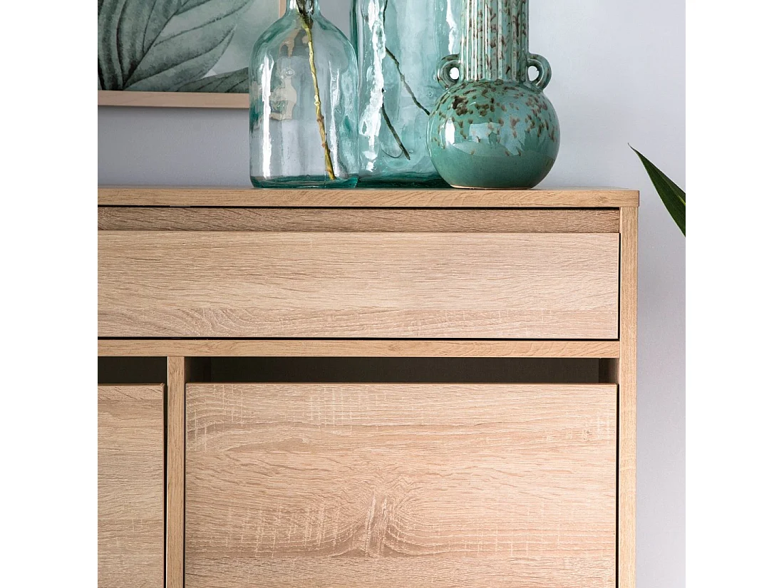 Zapatero doble de Madera Natural 103 x 88- Oslo