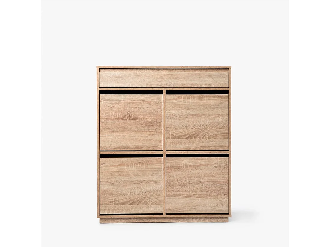 Zapatero doble de Madera Natural 103 x 88- Oslo