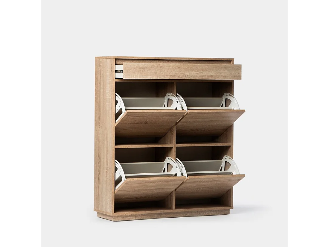 Zapatero doble de Madera Natural 103 x 88- Oslo