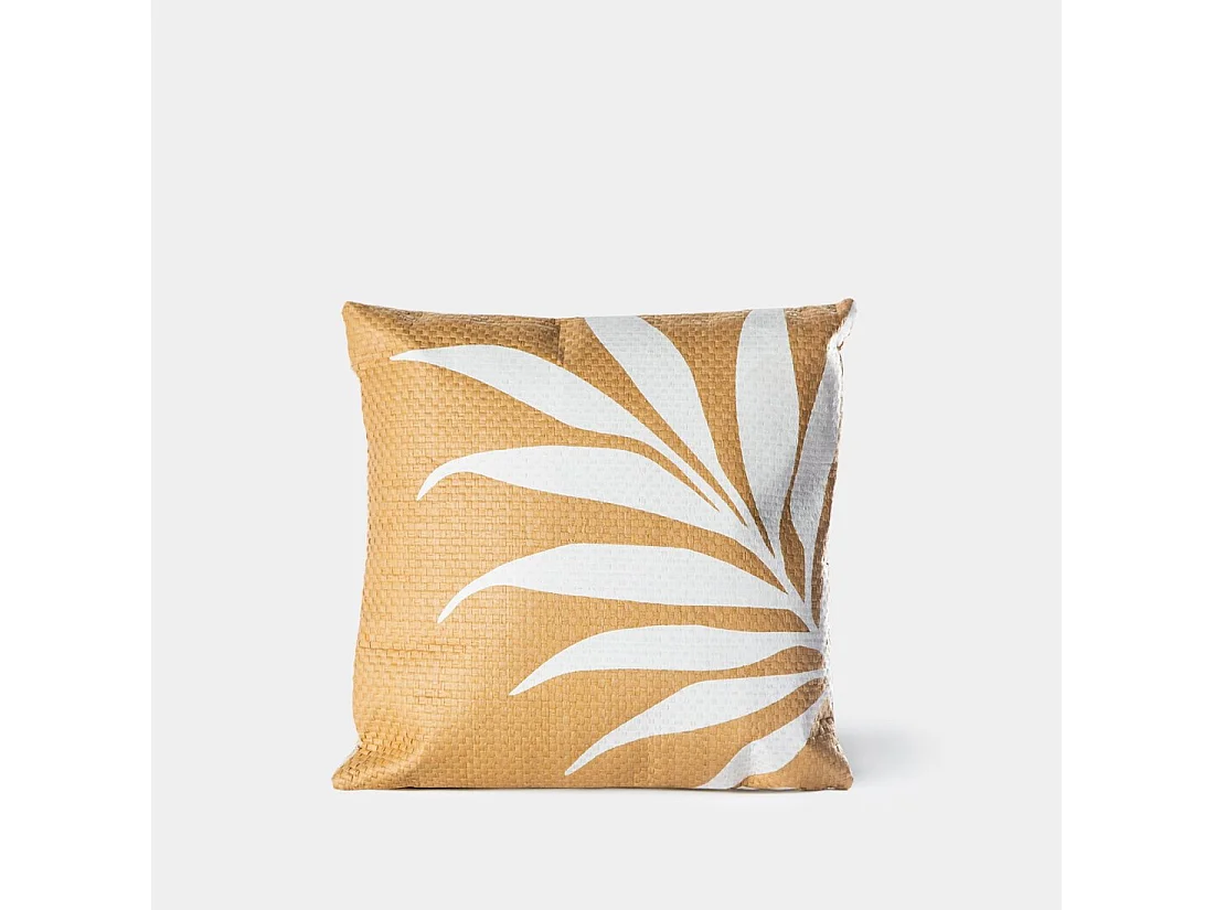 Cojín de Tela Natural 45 x 45- Leaf