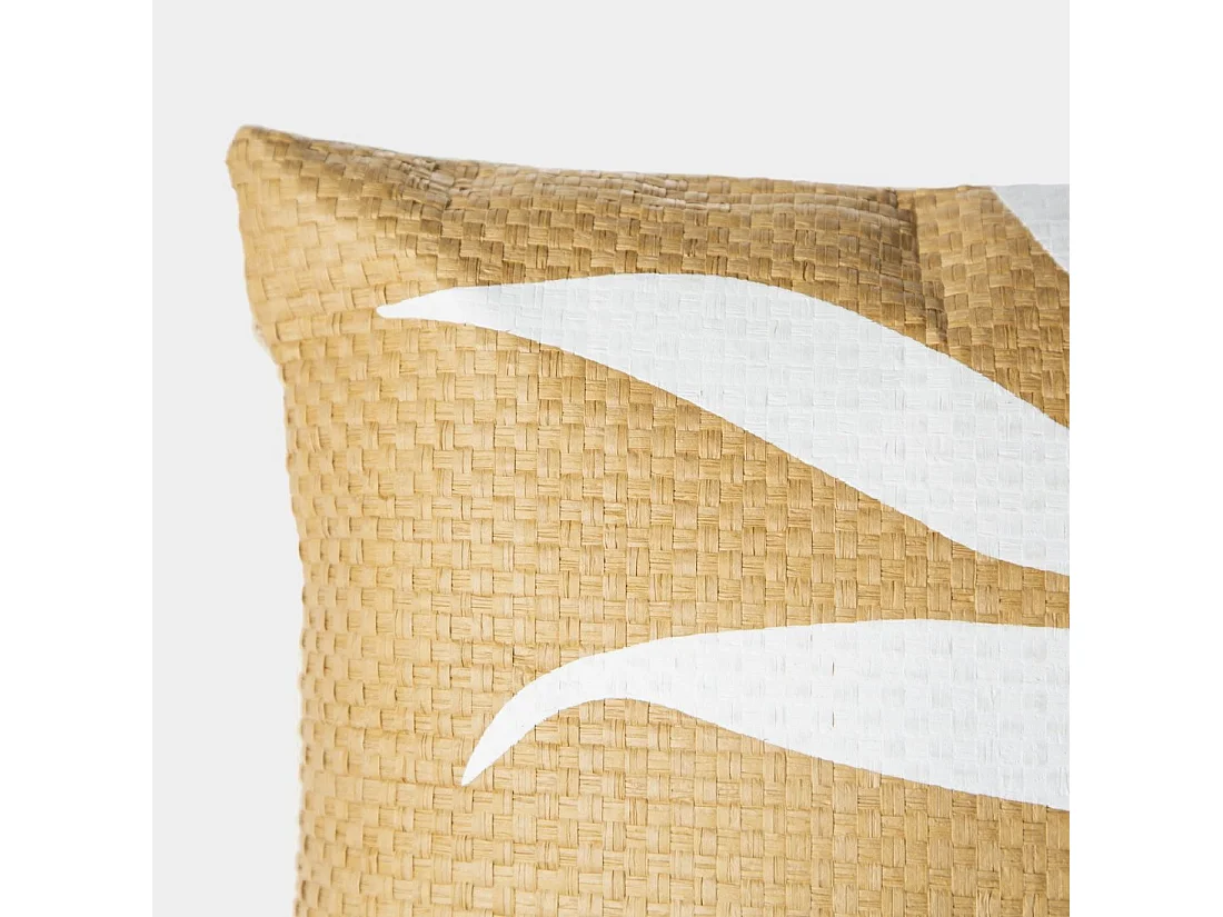 Cojín de Tela Natural 45 x 45- Leaf