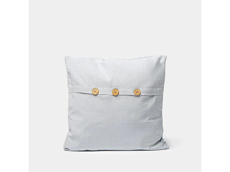 Coussin en tissu bleu 40x40 cm-Buton