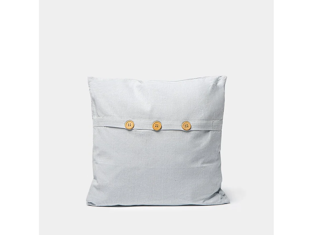 Coussin en tissu bleu 40x40 cm-Buton