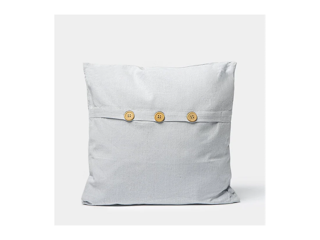 Coussin en tissu bleu 40x40 cm-Buton