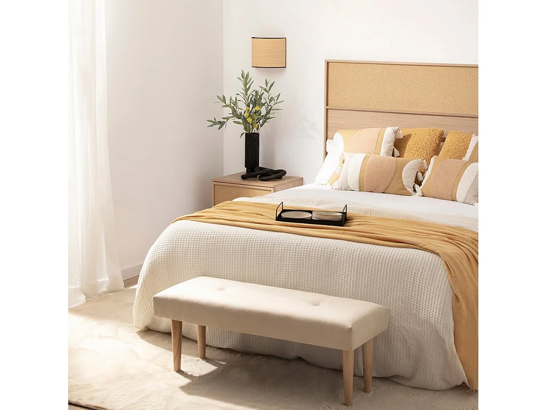 Banco de Tela Beige 40 x 100- Fiore