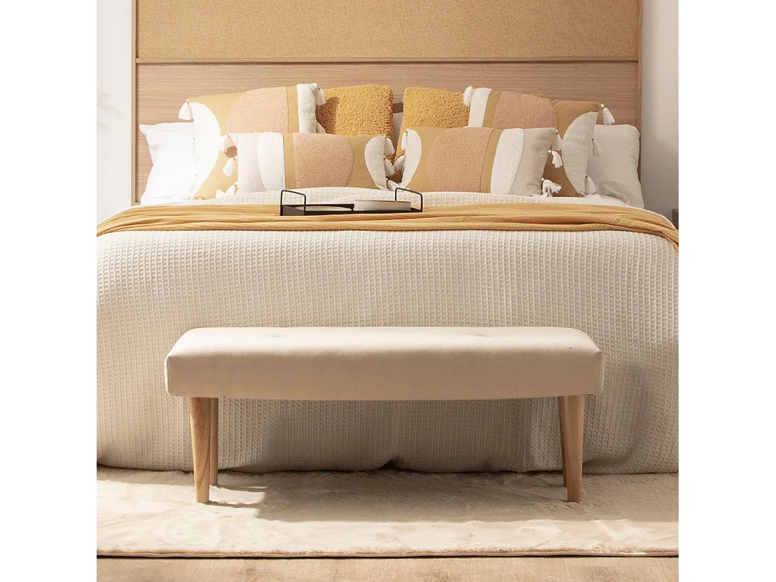 Banco de Tela Beige 40 x 100- Fiore