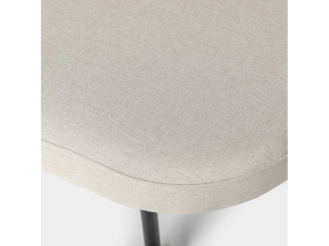 Pie de cama de Tela Beige 38 x 97- Mena