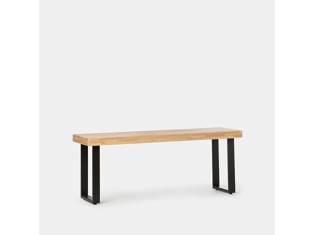 Pie de cama de Madera Natural 47 x 120- Alys