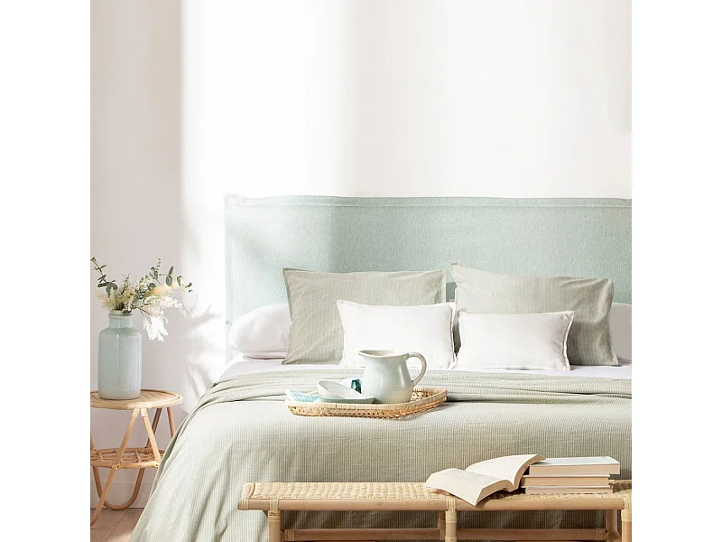Cabecero doble de Tela Menta 105 x 170- Louise