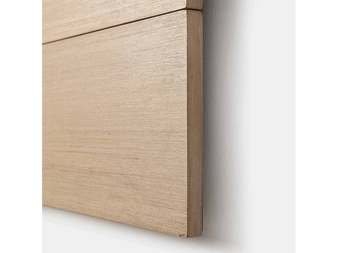 Cabecero doble de Madera Natural 80 x 162- Leira