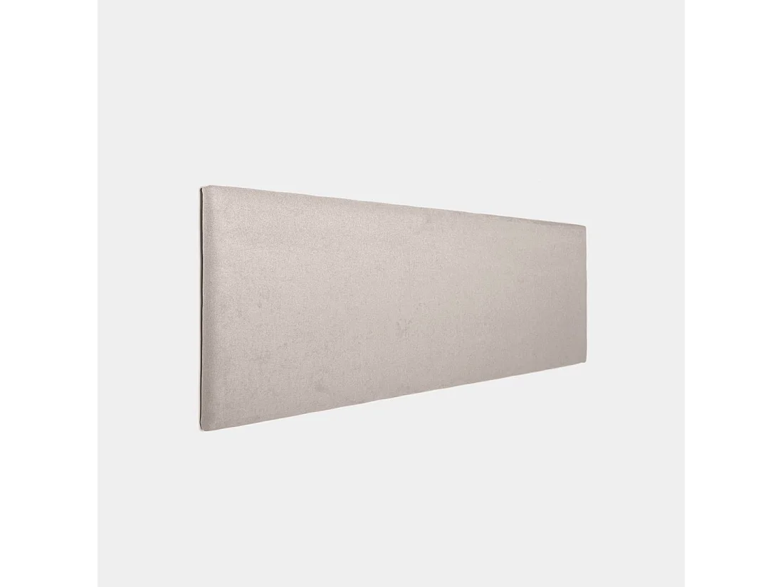 Tête de lit double en tissu beige 160x50 cm-Malta