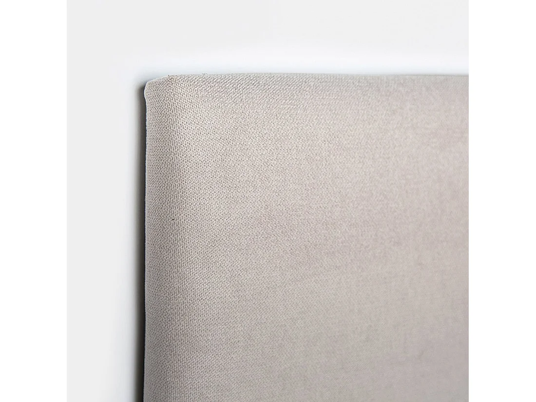 Tête de lit double en tissu beige 160x50 cm-Malta