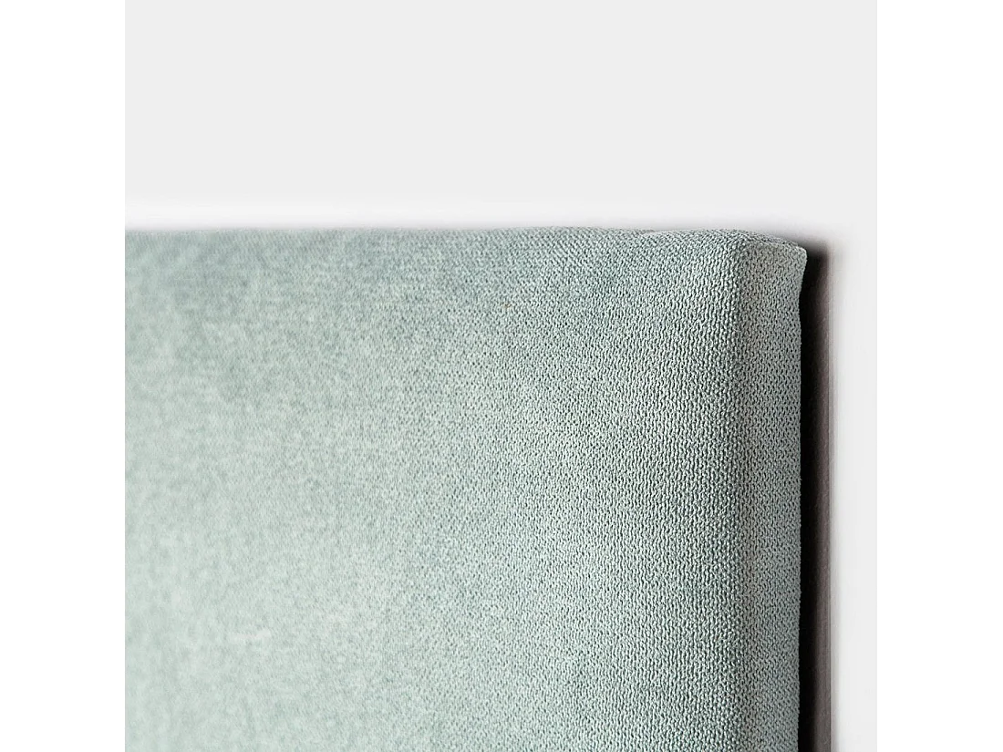 Tête de lit double en tissu menthe 160x50 cm-Malta